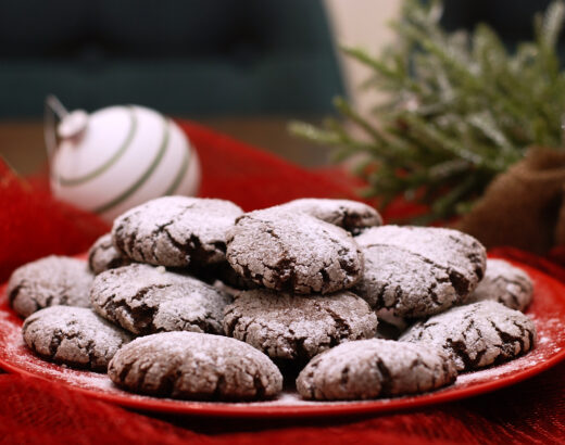 Crinkle Chocolate Cookies